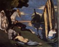 Pastoral or Idyll Paul Cezanne Impressionistic nude